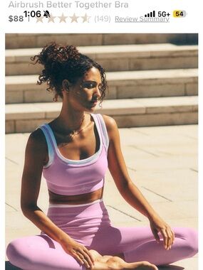 Alo Yoga Airbrush Better Together Bra